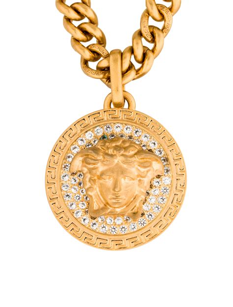 versace medusa necklace